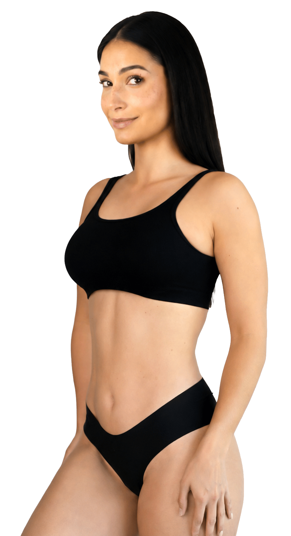 young girl looking confident